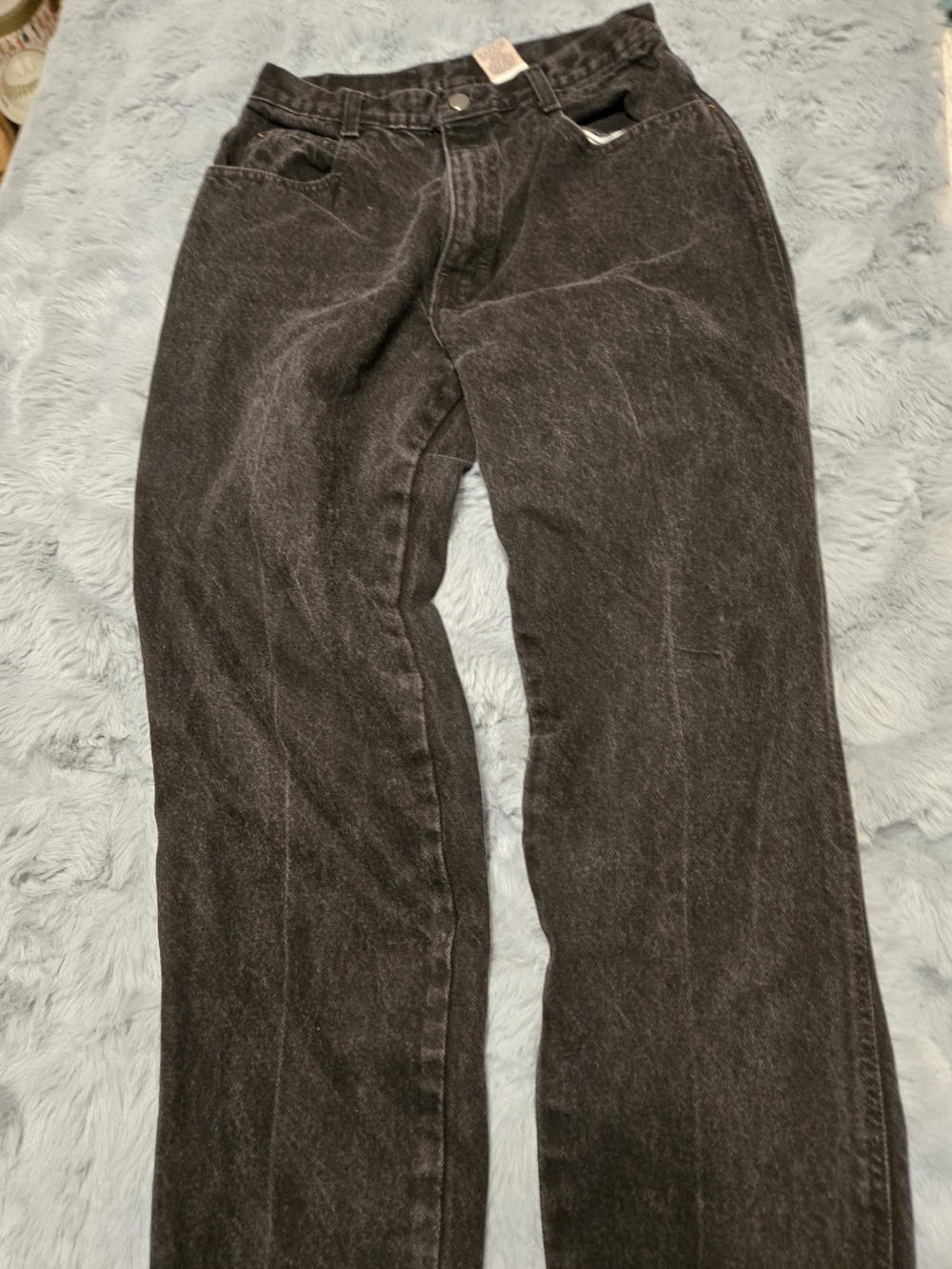 Vintage 90s Gitano High Waisted Faded Black Mom Jeans Size 10 Regular